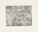 Lucca [Lafranca 52] by Ben Nicholson O.M., etching, sold Feb 2026
