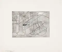 Palaestra [Lafranca 28] by Ben Nicholson O.M., etching, offered Feb 2026
