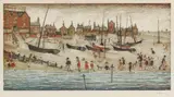 Deal Beach by L. S. Lowry, pencil, sold Feb 2026