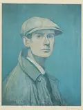 Self Portrait by L. S. Lowry, pencil, sold Feb 2026