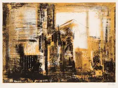 Fotheringhay by John Piper C.H., pencil, sold Feb 2026