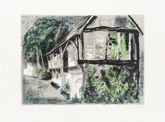 Courthouse by John Piper C.H., pencil, sold Feb 2026