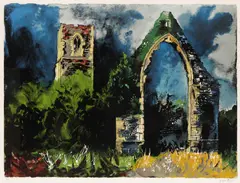 Babingley Church [Levinson 371] by John Piper C.H., pencil, sold Feb 2026