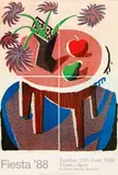 Fiesta'88 by David Hockney O.M. C.H., print (other), sold Feb 2026