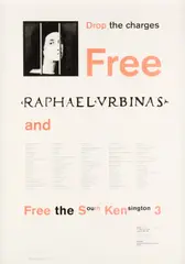 Free the South Kensington Three by Richard Hamilton C.H., pencil, offered Feb 2026