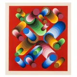 Oslop 3 1989 signed and inscribed E.A by Victor Vasarely, pencil, offered Feb 2026