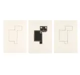 Untitled Triptych by Guillermo Kuitca, pencil, offered Feb 2026