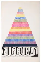 Ziggurat by Joe Tilson, pencil, sold Feb 2026