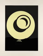 Wall Plate: Highlight by Patrick Caulfield, pencil, sold Feb 2026