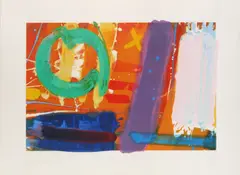 Thames by Albert Irvin, pencil, sold Feb 2026
