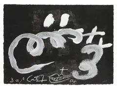 Espiral Blanca by Antoni Tàpies, pencil, sold Feb 2026
