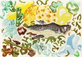 Trout by Michael Heindorff, pencil, sold Feb 2026