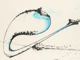 Blue Bubble by Gilberto Zorio, pencil, offered Feb 2026