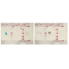 A Sunny Day by Richard Tuttle, ink, sold Feb 2026