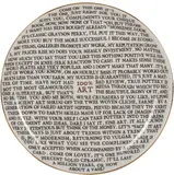 100% Art Plate 2020 fine china plate with artist's seal printed to underside produced for the Holburne Museum ARR Dimensions:diameter 21cm by Grayson Perry, print (other), sold Feb 2026