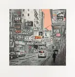 Basking in the Glory 2013 signed and numbered 72/150 in pencil screenprint in colours on wove unframed Dimensions:sheet 68 x 66.5cm by Nick Walker, pencil, offered Feb 2026