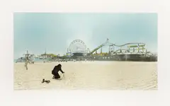 Santa Monica by Nick Walker, pencil, offered Feb 2026