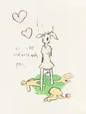 No One Understands Me by Antony Micallef, lithograph, sold Feb 2026