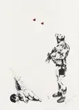 Friendly Fire by Antony Micallef, pencil, sold Feb 2026