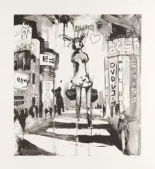 Giant Freak by Antony Micallef, pencil, sold Feb 2026