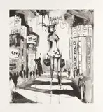Giant Freak 2006 signed and numbered 8/95 in pencil lithograph on Somerset wove published by Eyestorm, London unframed ARR Dimensions:sheet 59.2 x 54.3cm by Antony Micallef, pencil, sold Feb 2026