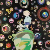 Jellyfish Eyes - Max & Shimon in the Strange Forest by Takashi Murakami, lithograph, sold Feb 2026