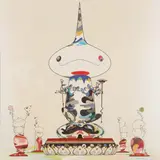 Reversed Double Helix Mega Power by Takashi Murakami, ink, sold Feb 2026