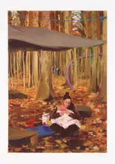 Study for Nurture by Caroline Walker, lithograph, sold Feb 2026