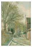 River Lane by David Jan Curtis, oil on board, sold Feb 2026
