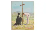 Priest Replaces the Cross by Paul James Logan Wyeth, oil on canvas, offered Feb 2026