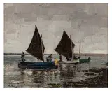 The Lodge of the Sea by William Wells, oil on board, sold Feb 2026