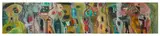 Dream City People by David Morrison, oil on board, sold Feb 2026