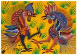 Rinha de Galos by Francisco Da Silva, oil, offered Feb 2026