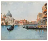 Venice the Grand Canal by Geoffrey Ciantar, watercolour, offered Feb 2026