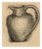 Jug by Elisabeth Collins, ink, sold Feb 2026