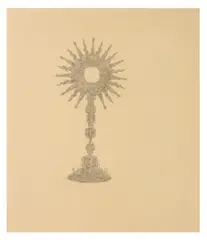 Sun Monstrance by Peter Peri, 2006, drawing, sold Feb 2026