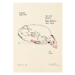 Ohdotn 39 by Stephen Farthing, gouache, offered Feb 2026
