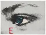 Pop Eye by Alain Rodier, acrylic and silkscreen on canvas, offered Feb 2026