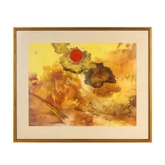 Landscape by Chuan Thean Teng, watercolor, offered Feb 2026