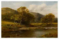 On the Blaguy signed 'David Bates, 1877' (lower right) oil on canvas Dimensions:29.5 x 45 cm by David Bates, oil on canvas, offered Feb 2026