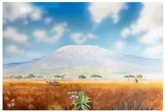 Kilimanjaro by Natasha Kissell, oil on canvas, sold Feb 2026