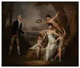 An Allegory of Joy by Teodoro Matteini, oil on canvas, sold Jan 2026