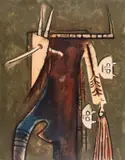 Untitled by Wifredo Lam, Lithograph printed in colours, sold May 2025