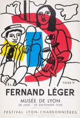 After by Fernand Léger, Lithograph printed in colours, sold May 2025