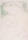 After by Pablo Picasso, Lithograph printed in colours, sold May 2025