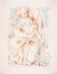 Untitled by André Masson, pencil, offered May 2025