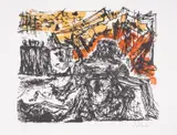 Untitled by Fritz Wotruba, Lithograph printed in colours, offered May 2025