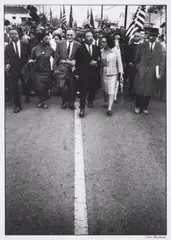 Selma to Montgomery March by Dan Budnik, photograph, offered May 2025