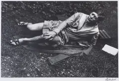 Oskar Kokoschka In His Garden by Gyula Halasz Brassai, Gelatin silver print, offered May 2025
