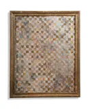 Faded mosaic by Lyon Oliver, Oil and pencil on board, sold May 2025